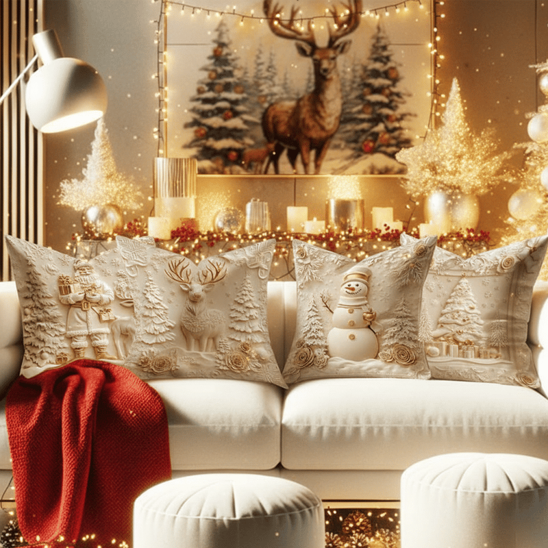 Christmas Themed Cushion Cover🔥🎁