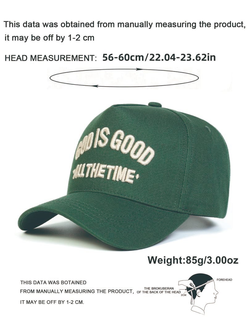🔥Last Day 55% OFF - GOD IS GOOD ALL THE TIME Embroidered Trucker Hat