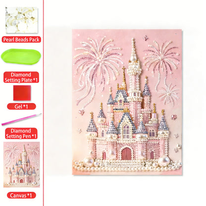 🏰✨DIY Beaded Art Kit - Castle Pearl Painting❤️‍🔥