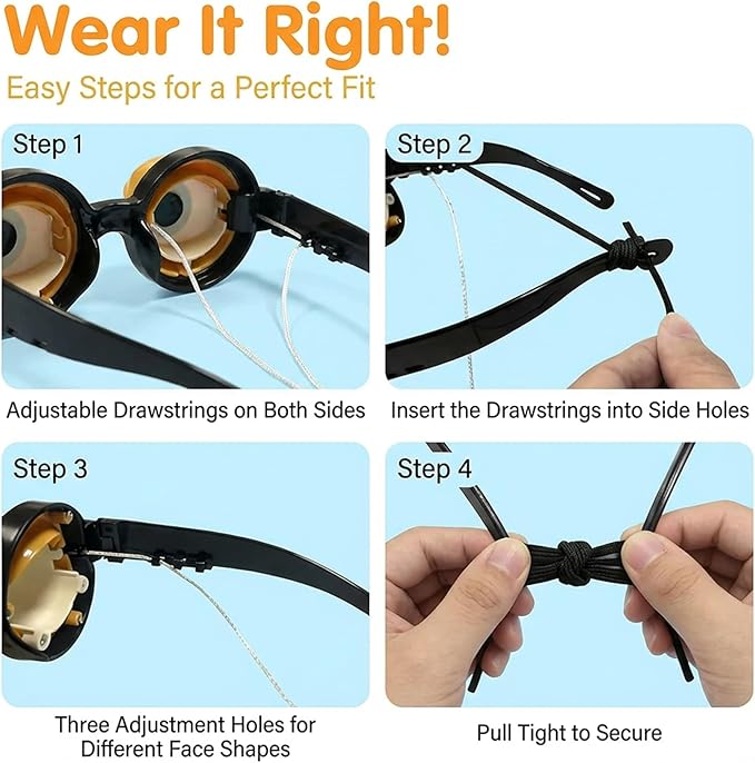 👀Novelty Funny Glasses with Winking Eye Mechanism