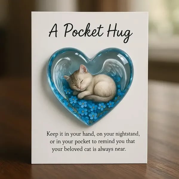 🎄Early Christmas Sale 49% OFF😺💖 Pocket Hug Cat Card--🎉Buy 2 VIP Shipping