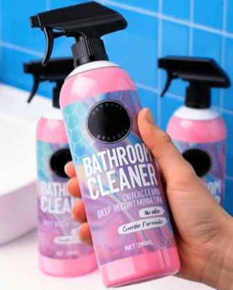 ✨ Bathroom Cleaner: Sparkle in Seconds, No Harsh Fumes