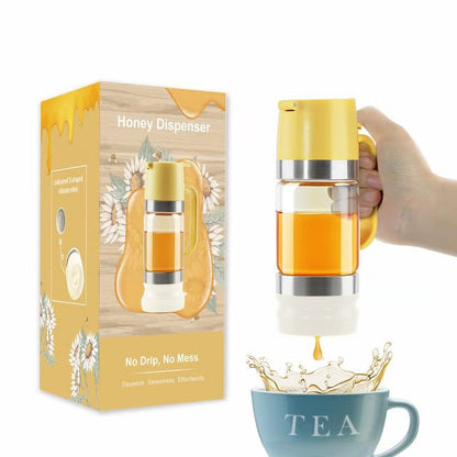 🔥 Hot Sale Discount 46% Off 🍯 Glass Honey Dispenser