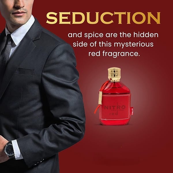 🎁Last Day Promotion 49% OFF-Dumont Nitro Red For Men 3.4 Oz Eau De Parfum Spray