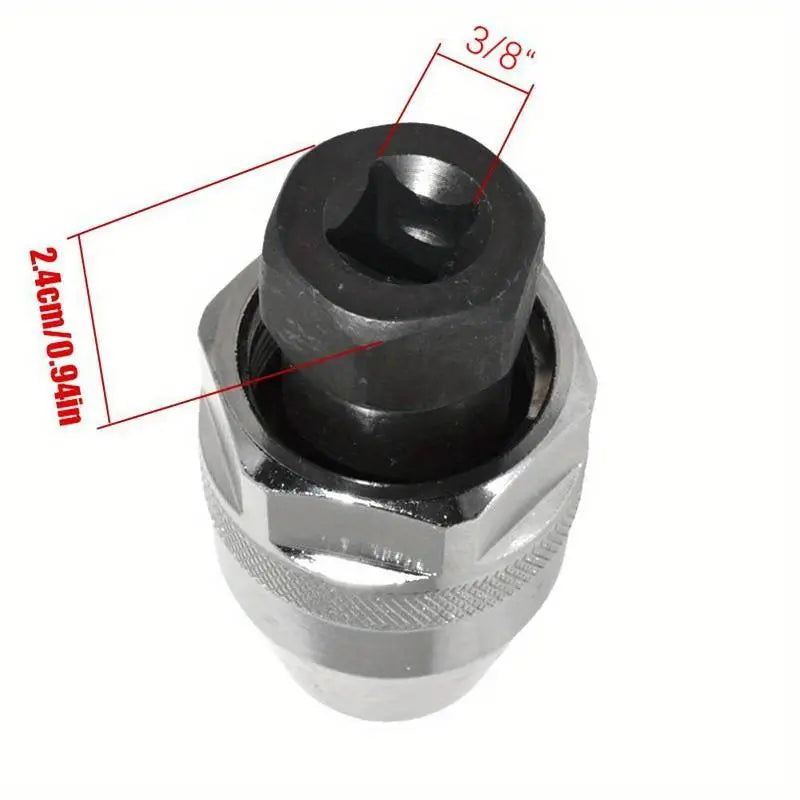 6-13mm Broken Bolt Extractor Set - Metal Damaged Stud Remover Tool for Impact Wrench and Ratchet, Non-Electric Manual Operation