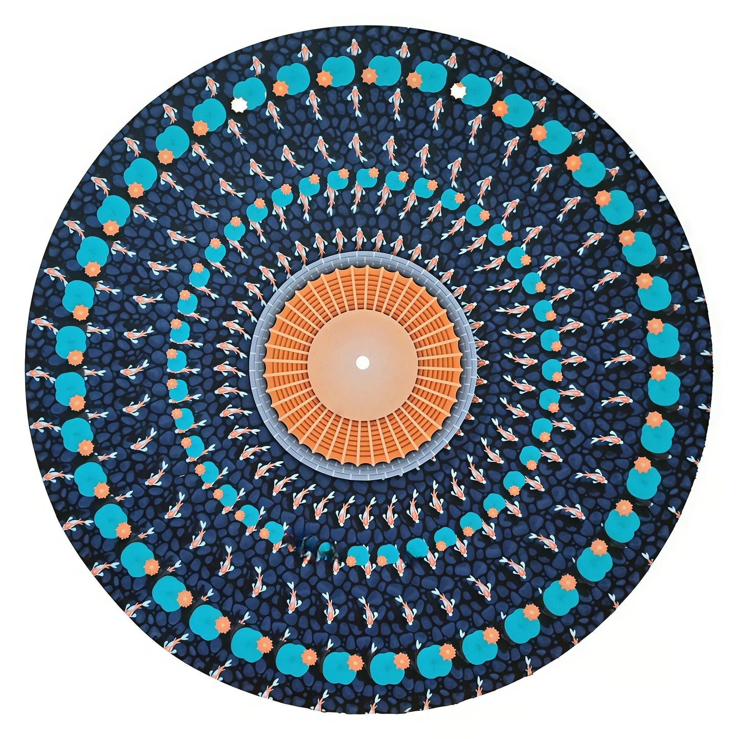 Animated Zoetrope Slipmat — 12′′ Optical Illusion Turntable Mat