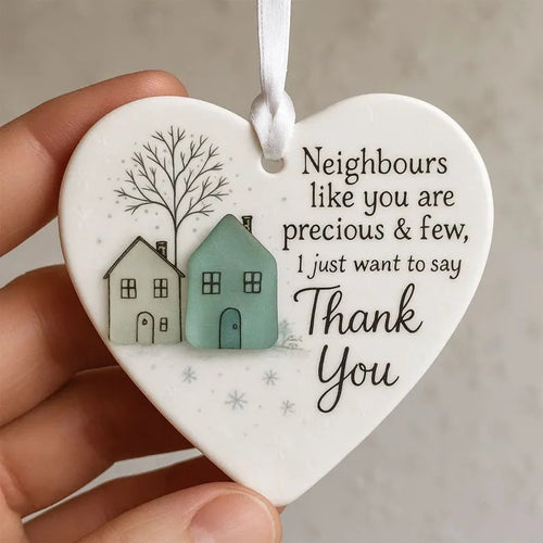 🎄Christmas Sales 49% OFF 💝"Thank You Neighbours" Heart - Shaped Ornament