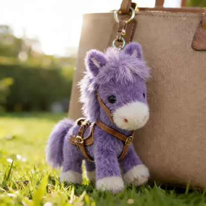 🔥LAST DAY BUY 2 GET 1 FREE🐎Ponytata Plush Pony Bag Charm and Keychain ✨2026 Year of the Horse Gift 🎁