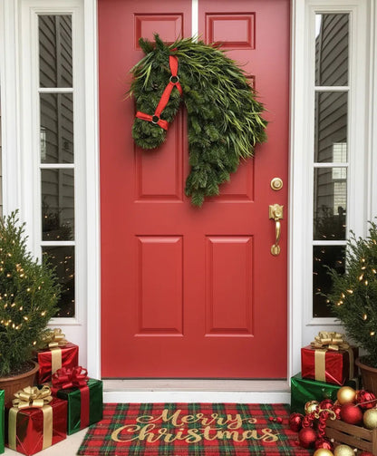🐴Horse Head Wreath – Rustic Farmhouse Equestrian Door Decor✨