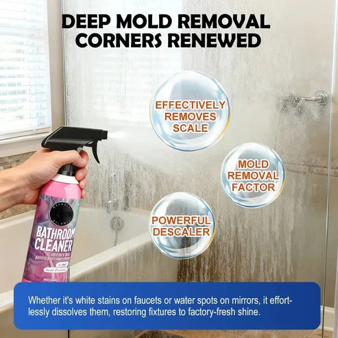 ✨ Bathroom Cleaner: Sparkle in Seconds, No Harsh Fumes