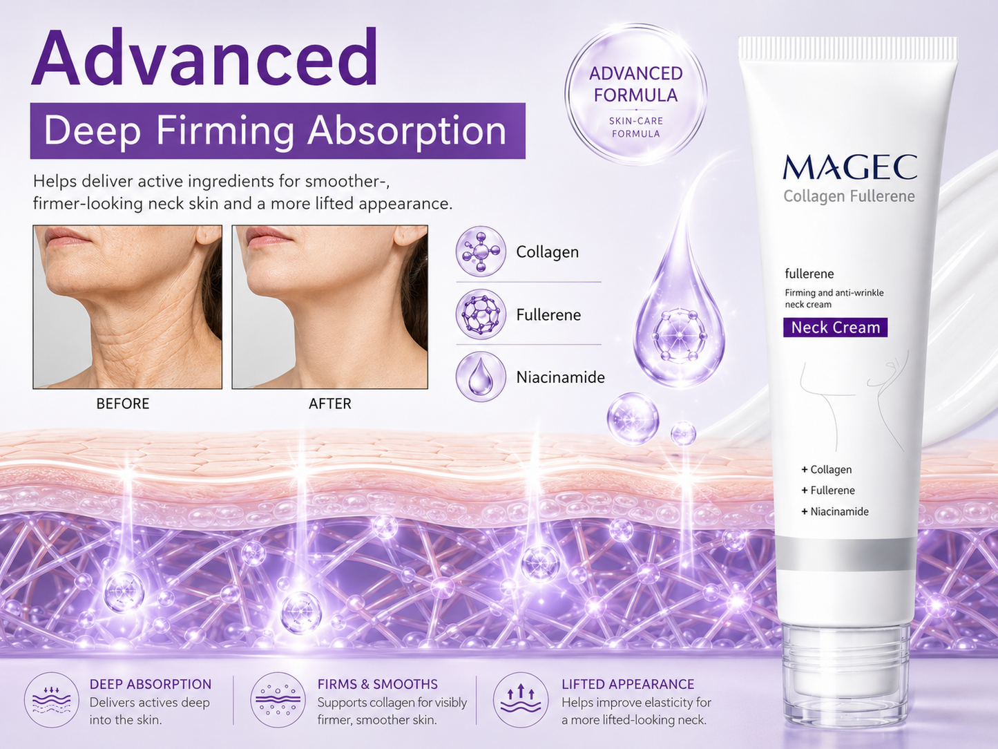 🧠👩‍🔬 MAGEC All-Over Firming Cream – Smooth, Tighten & Brighten the Face, Neck & Body – 70% OFF Today