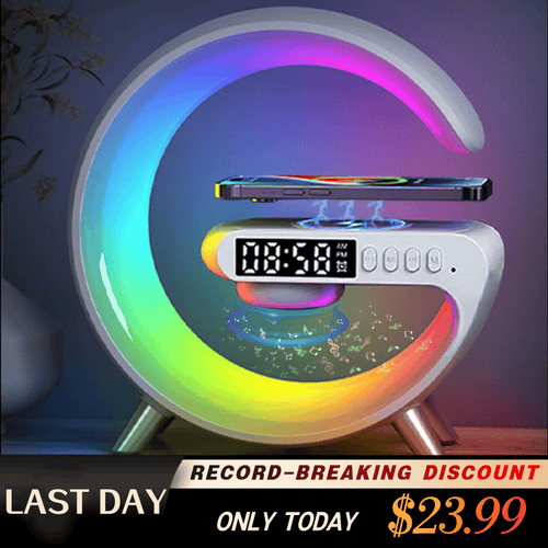 🎁Last Day Sale 49% OFF🔥3-in-1 Bluetooth Speaker Night Light with Wireless Charging