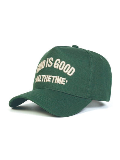 🔥Last Day 55% OFF - GOD IS GOOD ALL THE TIME Embroidered Trucker Hat