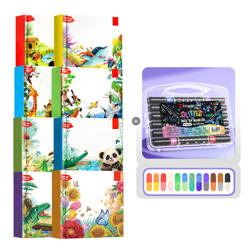 ✨【Kids' Animal-Themed Pop-Up Books】✨