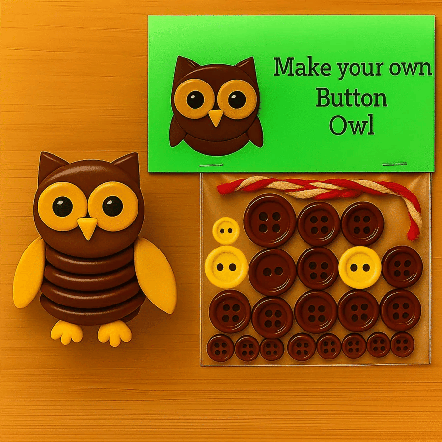 🎄🎁DIY Button Animal Ornaments