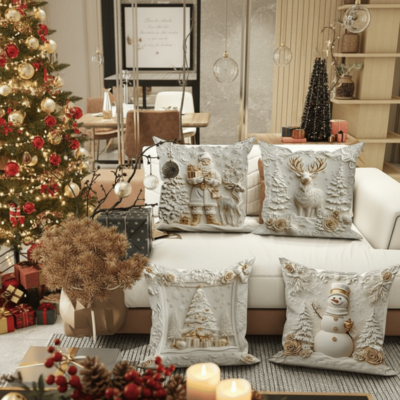 Christmas Themed Cushion Cover🔥🎁