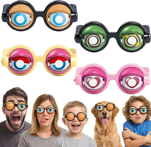 👀Novelty Funny Glasses with Winking Eye Mechanism