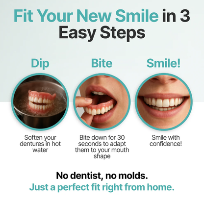 🌎Ends Today: 70% OFF!    Custom-Fit Full Functional DenturesMake you more confident✨