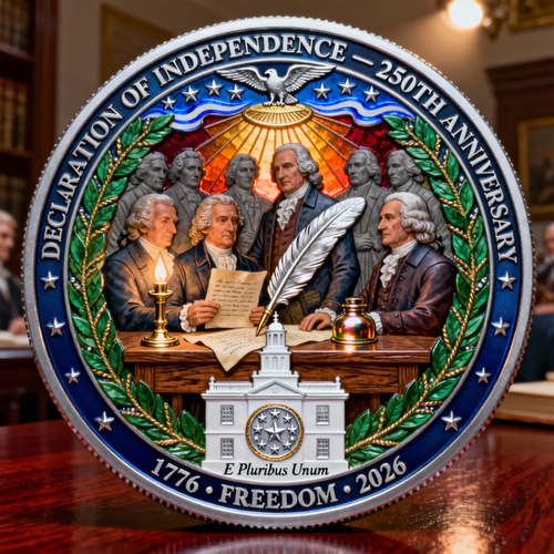 🏆Flash Sale 60% OFF - Declaration of Independence – 250th Anniversary Commemorative Coin