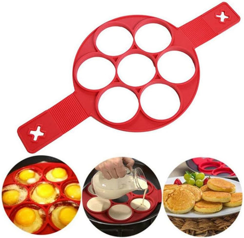 🍳✨ Non-Stick Silicone Pan Mold – BPA-Free Egg & Pancake Maker | 🔥 50% OFF Today Only!