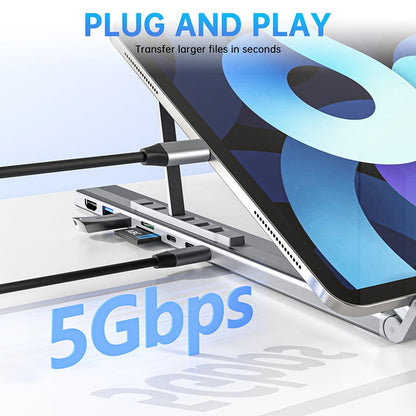 ⚡Hot Sales 49% OFF🔥 8-in-1 USB-C Laptop Stand,Best Gifts💻