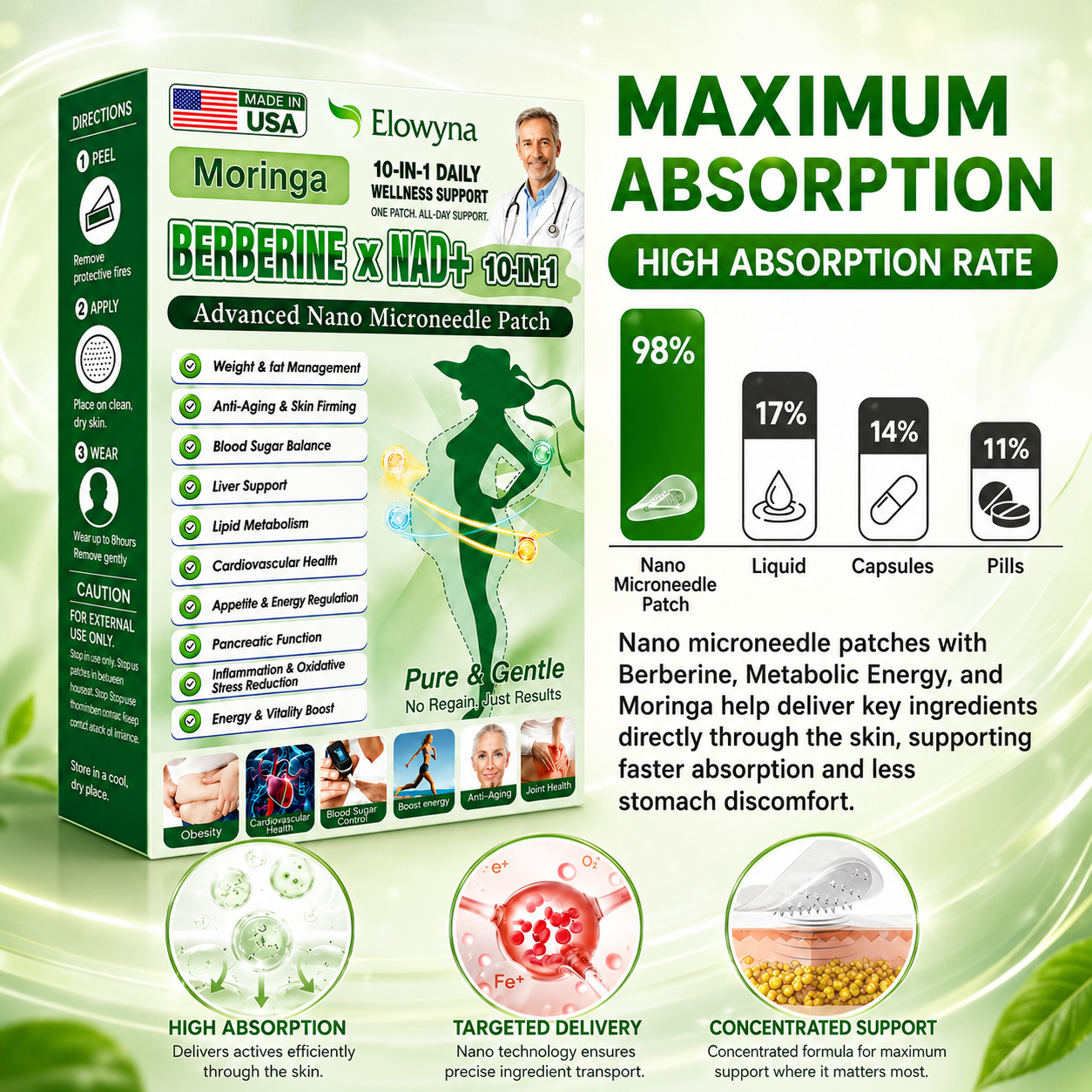 𝐄𝐥𝐨𝐰𝐲𝐧𝐚® 𝐎𝐟𝐟𝐢𝐜𝐢𝐚𝐥 𝐔𝐒 𝐒𝐭𝐨𝐫𝐞 🇺🇸 | 🧑‍⚕️🩺 𝐌𝐨𝐫𝐢𝐧𝐠𝐚 · 𝐁𝐞𝐫𝐛𝐞𝐫𝐢𝐧𝐞 × 𝐍𝐀𝐃+ 𝟏𝟎-𝐢𝐧-𝟏 𝐀𝐝𝐯𝐚𝐧𝐜𝐞𝐝 𝐍𝐚𝐧𝐨 𝐌𝐢𝐜𝐫𝐨𝐧𝐞𝐞𝐝𝐥𝐞 𝐏𝐚𝐭𝐜𝐡 — 𝐎𝐧𝐜𝐞 𝐃𝐚𝐢𝐥𝐲, 𝐕𝐢𝐬𝐢𝐛𝐥𝐞 𝐒𝐮𝐩𝐩𝐨𝐫𝐭 𝐢𝐧 𝟕 𝐃𝐚𝐲𝐬（副本）