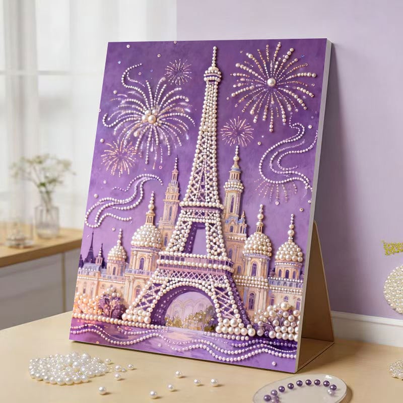 🏰✨DIY Beaded Art Kit - Castle Pearl Painting❤️‍🔥