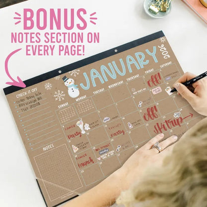 🔥Last Day 50% OFF - 🗓️🎨2026-2027 Desk Calendar