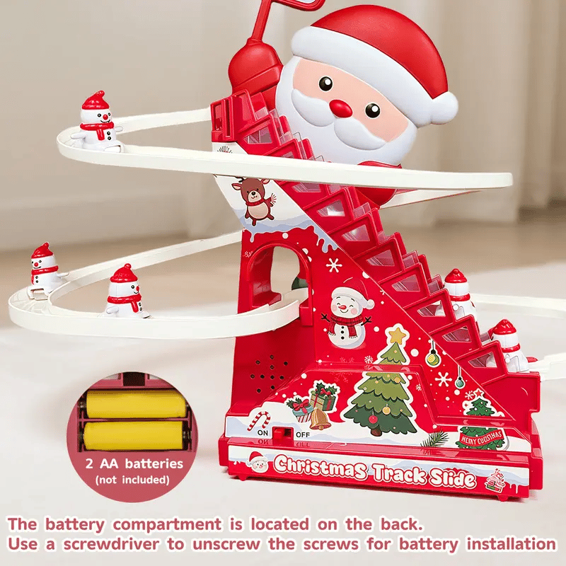 🔥Last Day 49% OFF -🎅Santa Electric Slide Climbing Toys for Automatic Stairs🛷