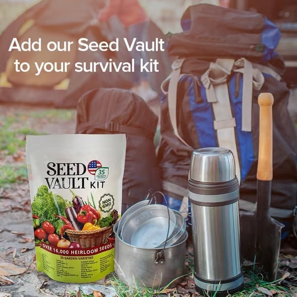 🥒🍅Vegetable Seed Vault Kit | 35 Variety Pack