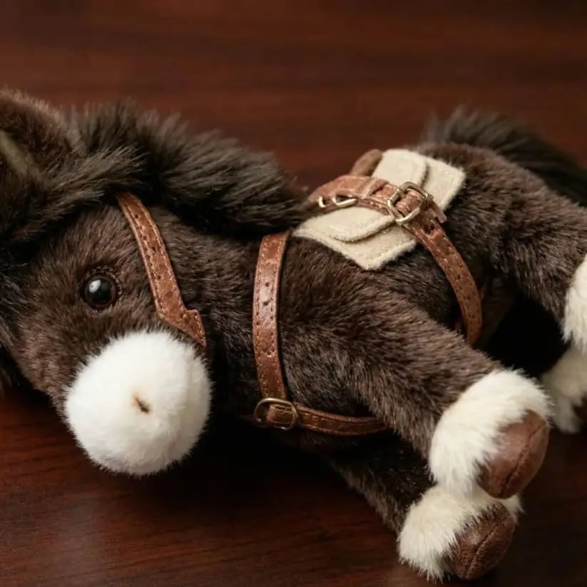 🔥LAST DAY BUY 2 GET 1 FREE🐎Ponytata Plush Pony Bag Charm and Keychain ✨2026 Year of the Horse Gift 🎁