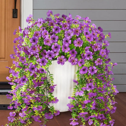 ⏳LAST DAY SPECIAL PRICE: $9.99!!🌷Outdoor cascading daisy and eucalyptus flowers – UV resistant