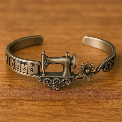 🪡Limited Time Offer 50% OFF - Sewing Machine Bracelet & Ring Set🧵