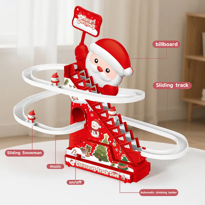 🔥Last Day 49% OFF -🎅Santa Electric Slide Climbing Toys for Automatic Stairs🛷