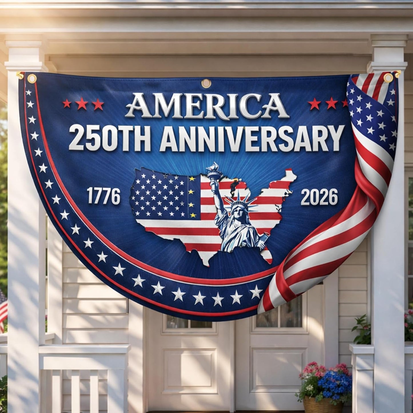 🎖️ Custom 250 Years of Freedom Flag | USA Patriotic Decor