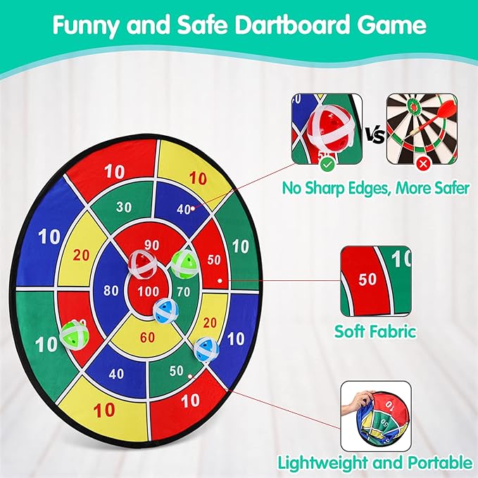 🧒👪"Little Hands, Big Bullseyes — 🎯The Safe & Fun Dart Set Built for Kids Who Love a Challenge."