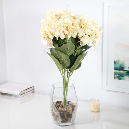 Hydrangea Artificial Flowers - UV Resistant Indoor & Outdoor Bushes