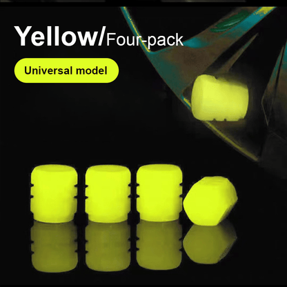 🚗Glow-in-the-Dark Tire Caps 💡