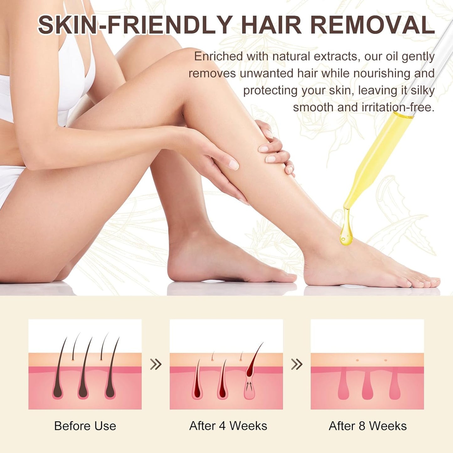 🏆Flash Sale⚡ 50K+ SOLD! Almost Gone-🔈All in One Hair removal oil