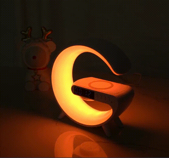 🎁Last Day Sale 49% OFF🔥3-in-1 Bluetooth Speaker Night Light with Wireless Charging