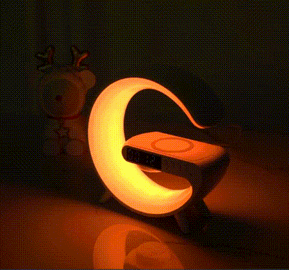 🎁Last Day Sale 49% OFF🔥3-in-1 Bluetooth Speaker Night Light with Wireless Charging