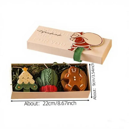 🎄🕯️Handmade Christmas Scented Candle Gift Set: A Festive Essential for Atmosphere & Gifting