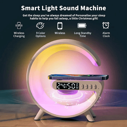 🎁Last Day Sale 49% OFF🔥3-in-1 Bluetooth Speaker Night Light with Wireless Charging