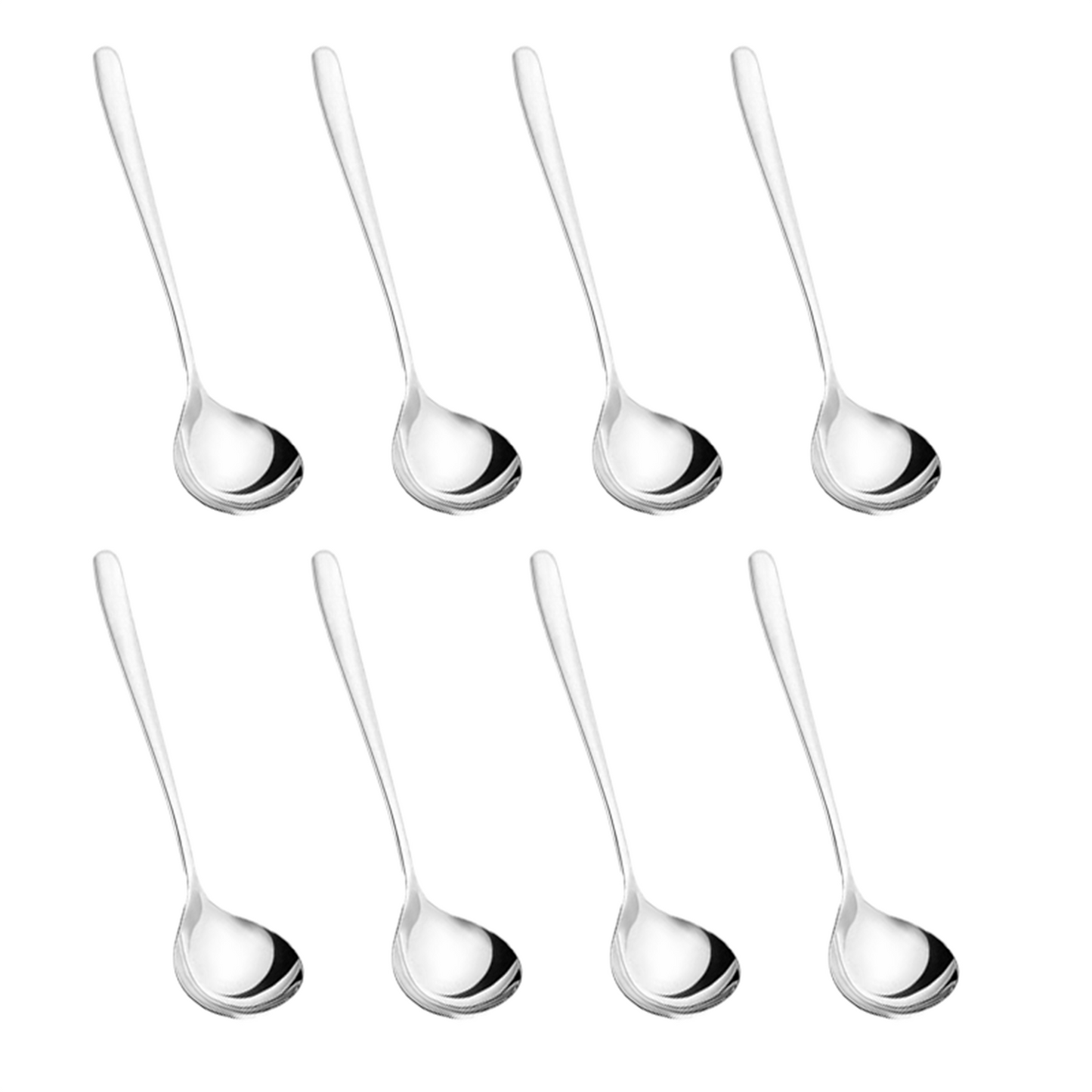 🍲 Stainless Steel Soup Spoon Set