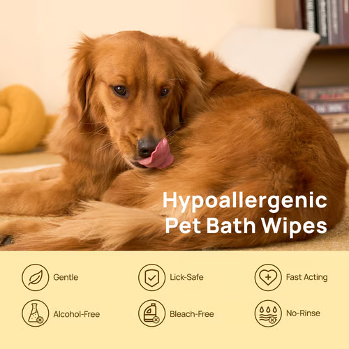 💥Early Eeaster Sale 50% Off🐶20pcs Deodorizing Pet Grooming Glove Wipes