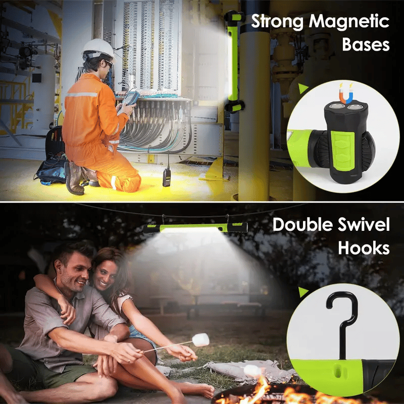 🔥Hot Sale🌟🔦3000 Lumens Rechargeable Work Light — Bright, Tough & Built for Every Job💡