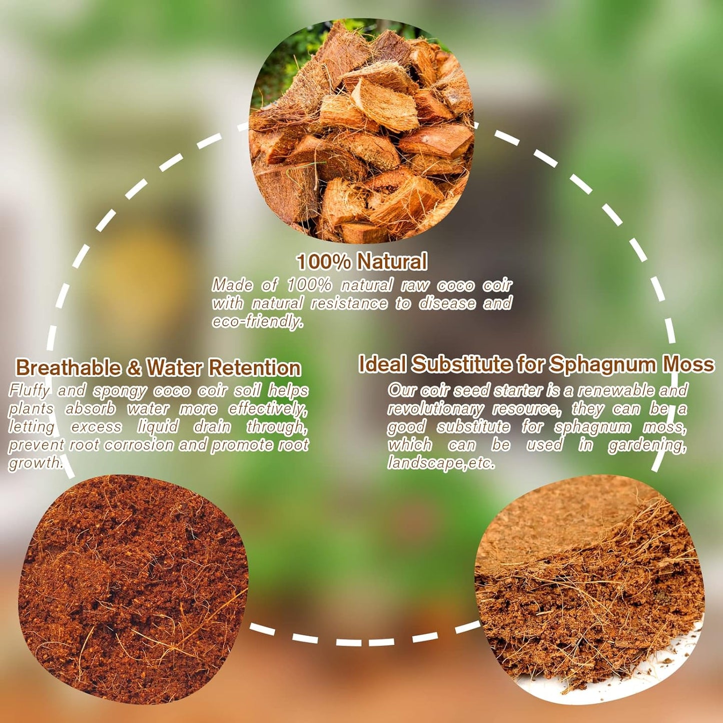 🔥Seasonal promotion- 49% OFF🔥-Premium Organic Coconut Coir Bricks for Plants(Collected from Pacific island countries)🥥