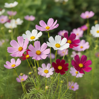 Mix Color Cosmos Seeds-Soft Cottage Garden Vibes