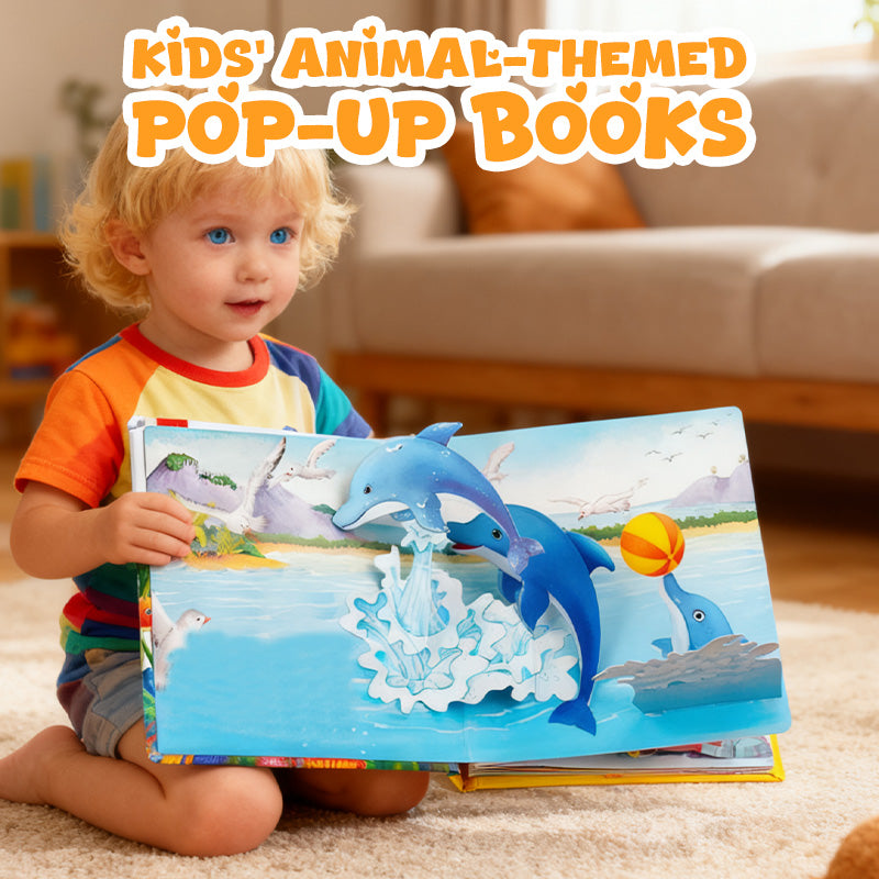 ✨【Kids' Animal-Themed Pop-Up Books】✨