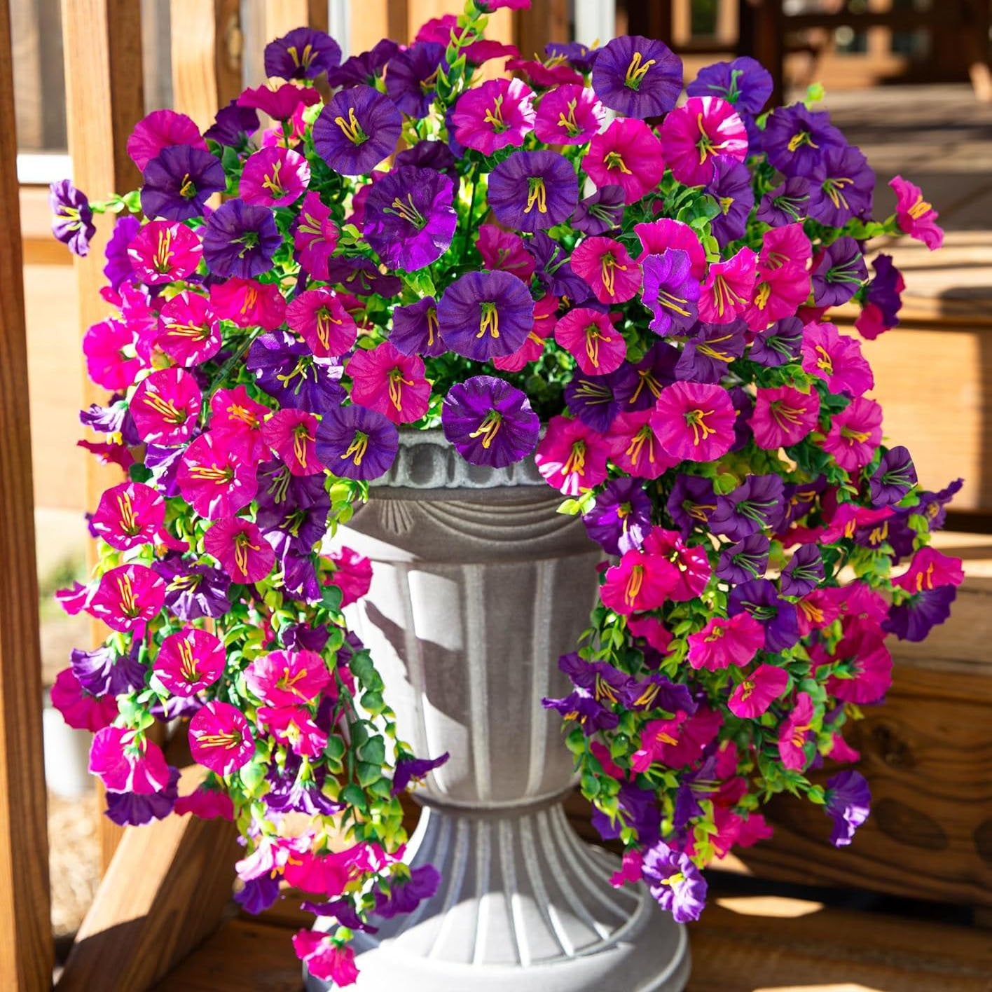 💥Last Day Only $3.98🌺UV Resistant Hanging Artificial Morning Glory Vine 💖